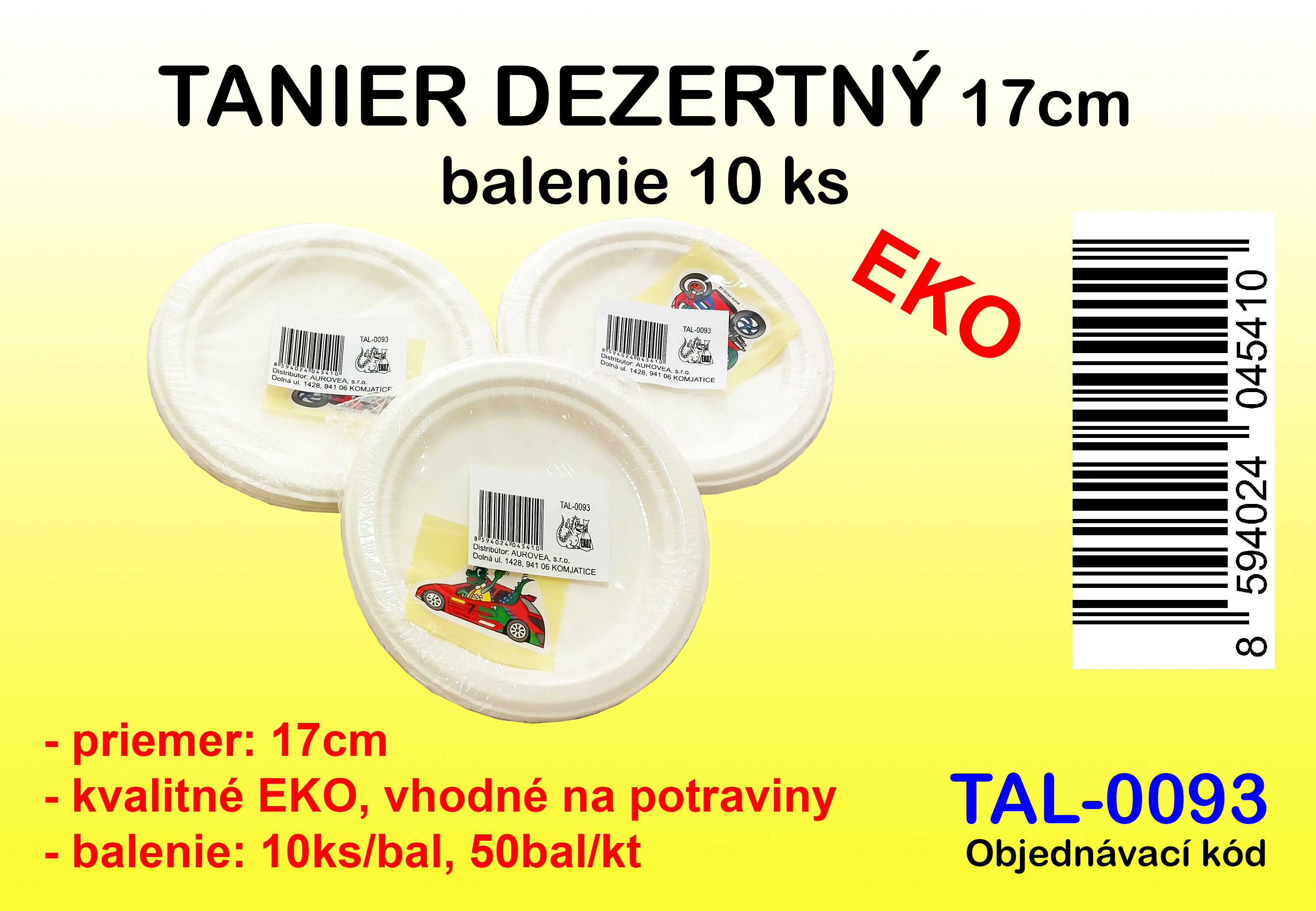 TANIER CHINET, CUK. TRSTINA 1BAL/10KS PRIEMER 17CM