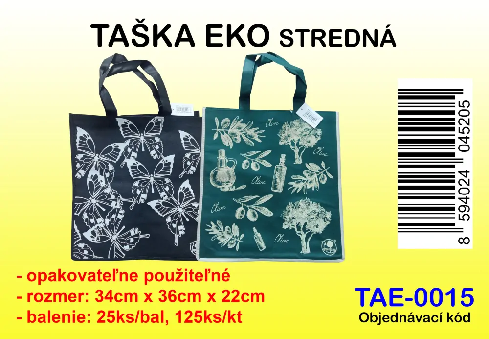 EKO TAŠKA - STREDNÁ geotextilia