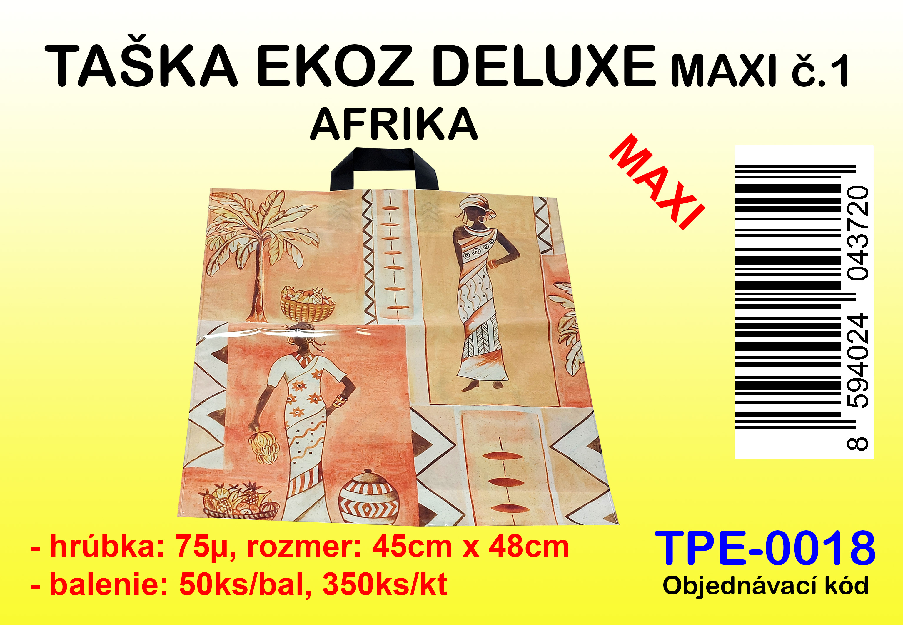 TAŠKA EKOZ DELUXE MAXI AFRIKA