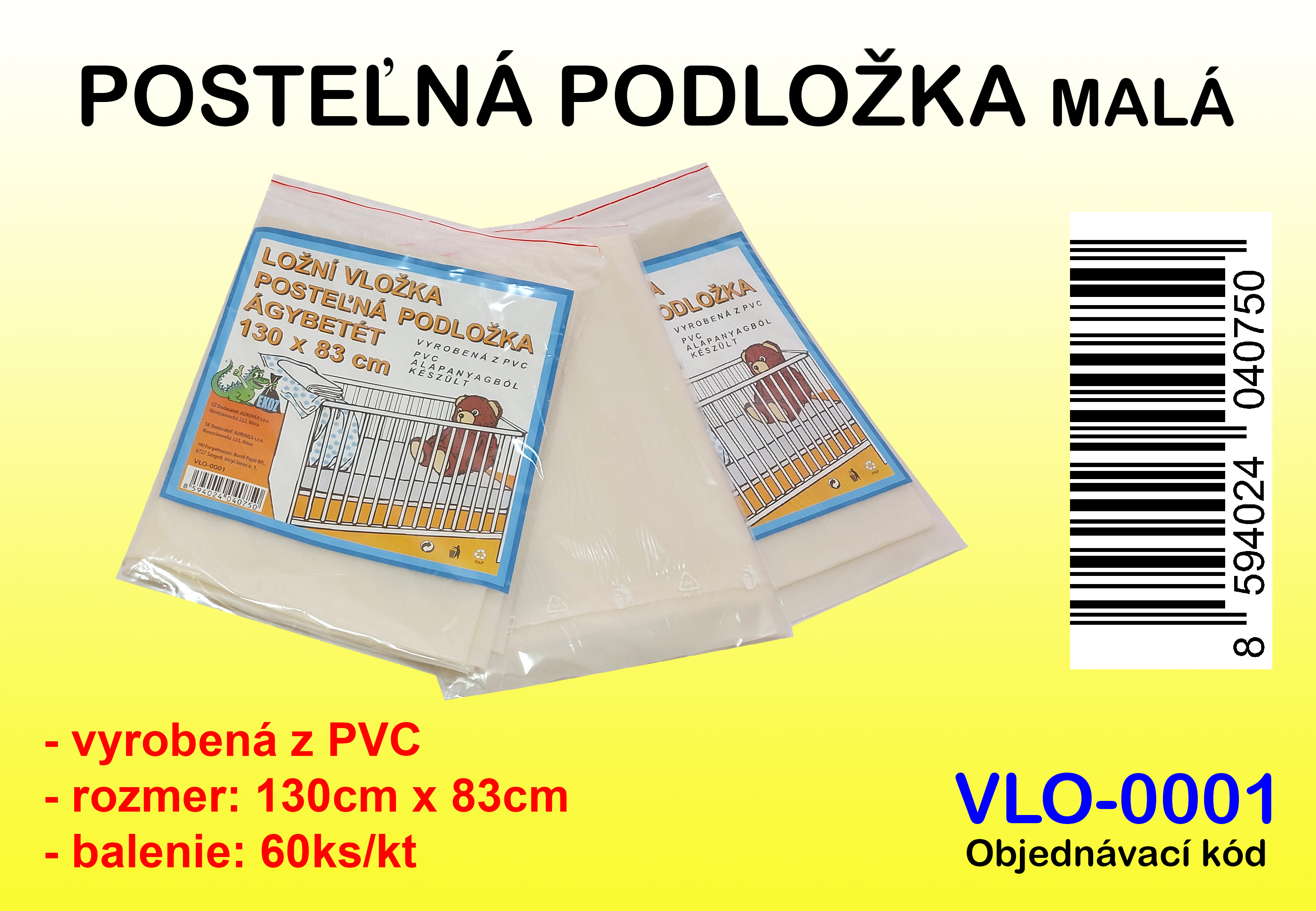 POSTEĽNÉ PODLOŽKY, 83x130cm