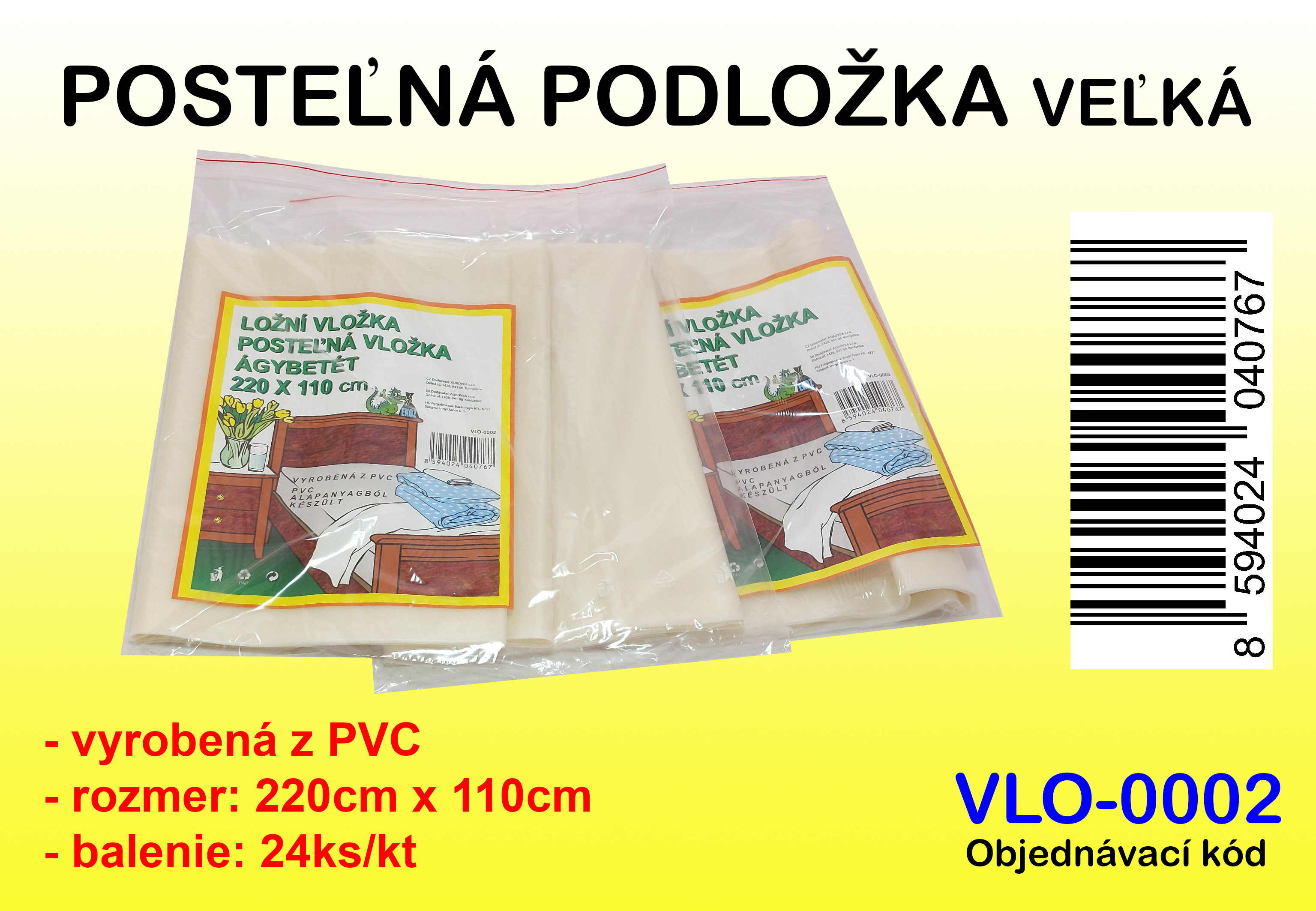 POSTEĽNÉ PODLOŽKY, 110x220cm