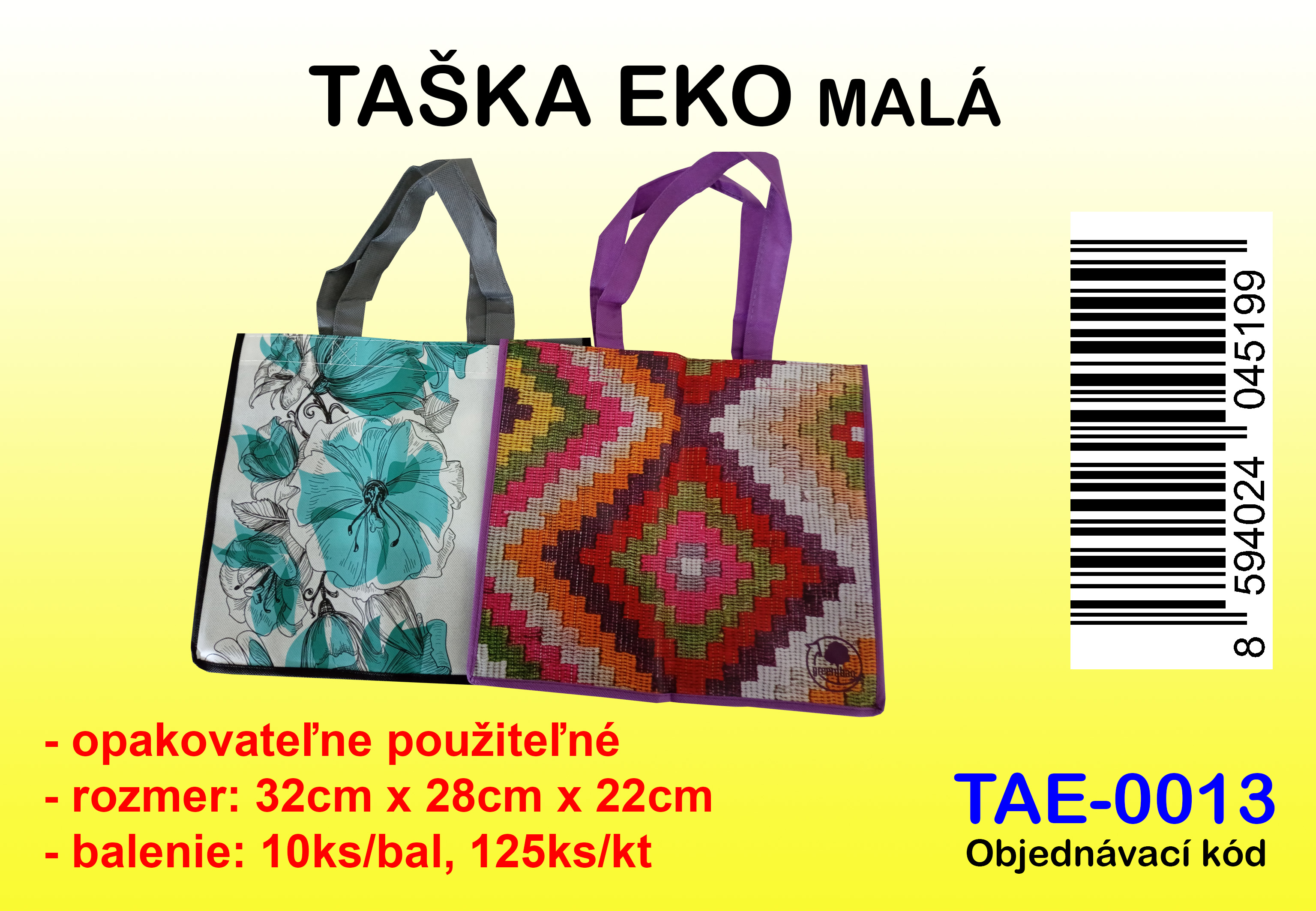 TAŠKA EKO -  MALÁ 