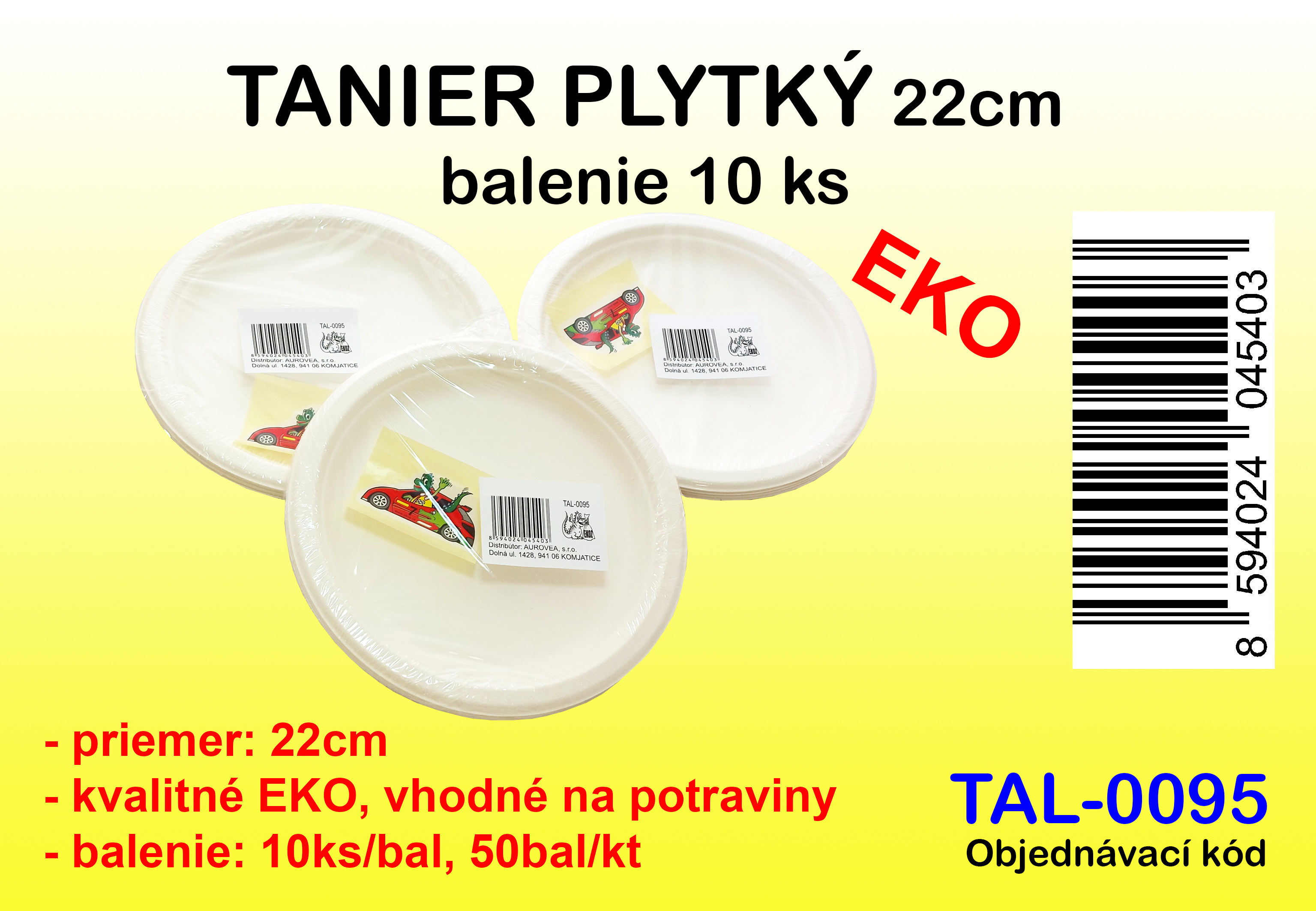 TANIER CHINET, CUK. TRSTINA 1BAL/10KS PRIEMER 22CM