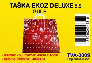 VIANOČNÁ TAŠKA DELUXE GULE